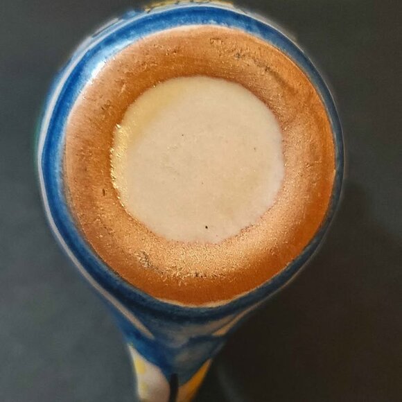 Ceramic Rooster Pitcher, Creamer or Milk Jug, Crafted in a Mexico or Italy - Picture 6 of 8